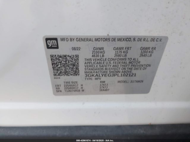 3GKALYEG3PL102121 GMC Terrain Awd At4