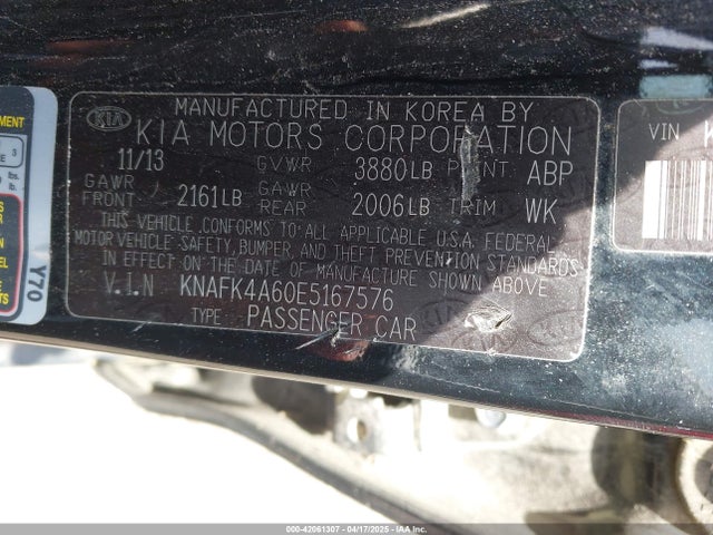 KIA Forte 2014 KNAFK4A60E5167576 Image 9