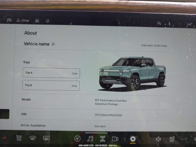 2023 RIVIAN R1T 7FCTGBAA9PN027894 Photo 6