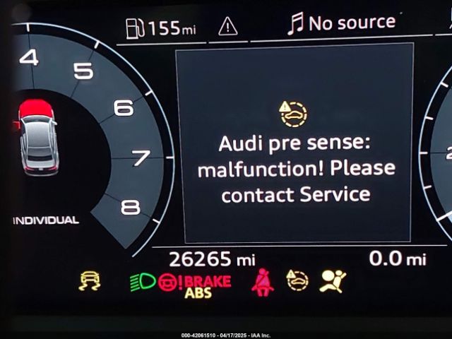 WAUG3DGY0PA045966 Audi S3 Premium Tfsi Quattro S Tronic