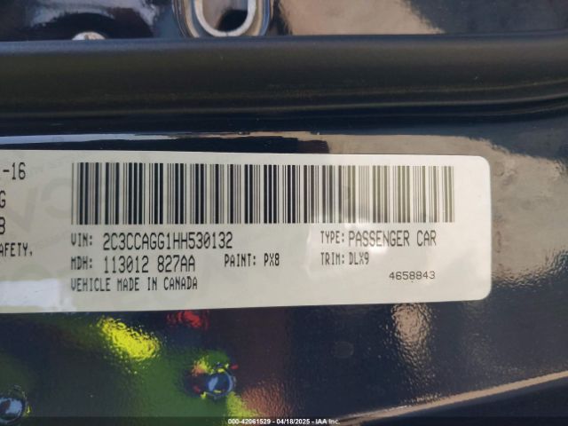 2017 CHRYSLER 300 2C3CCAGG1HH530132 Photo 8
