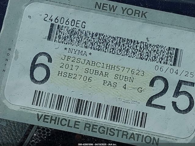JF2SJABC1HH577623 Subaru Forester 2.5i