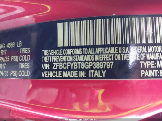 ZFBCFYBT8GP389797 Fiat 500x Easy