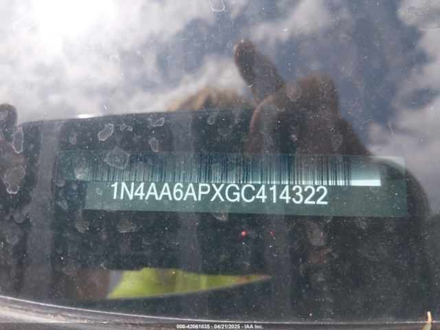 1N4AA6APXGC414322 Nissan Maxima 3.5 Platinum