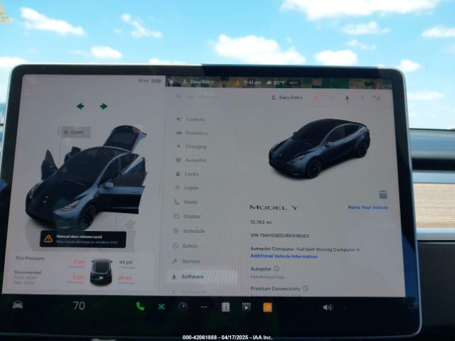 2024 TESLA MODEL Y 7SAYGDED3RF019063 Photo 6