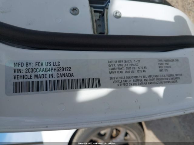 2023 CHRYSLER 300 2C3CCAAG4PH520122 Photo 8