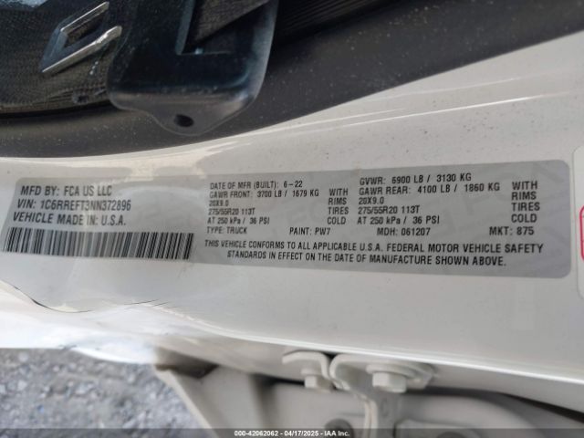 2022 RAM 1500 1C6RREFT3NN372896 Photo 8