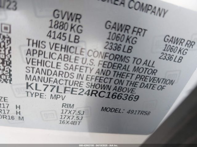 2024 CHEVROLET TRAX KL77LFE24RC166369 Photo 8