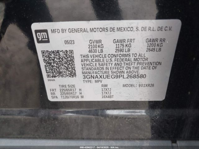 2023 CHEVROLET EQUINOX 3GNAXUEG9PL268580 Photo 8