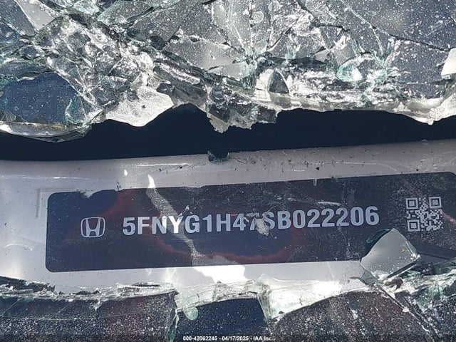 5FNYG1H47SB022206 Honda Pilot Ex-l