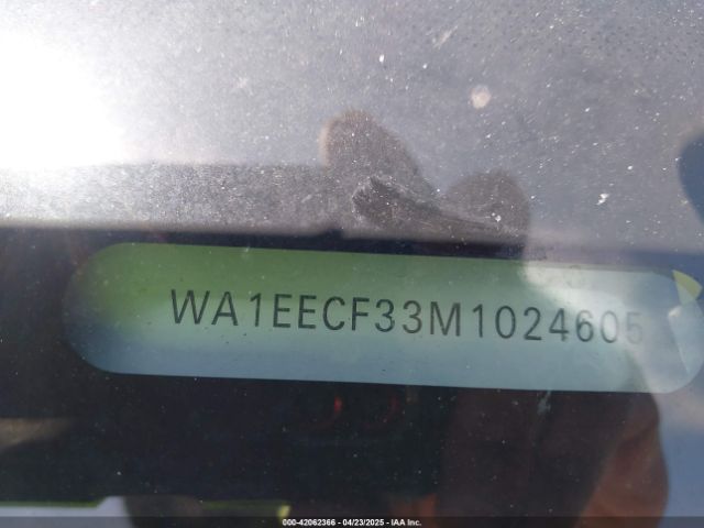 WA1EECF33M1024605 Audi Q3 Premium Plus 45 Tfsi S Line Quattro Tiptronic