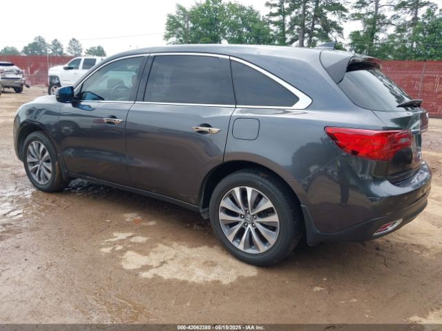 2014 ACURA MDX 5FRYD4H49EB044639 Photo 2