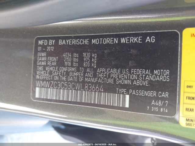 2012 MINI COOPER S COUNTRYMAN WMWZC3C53CWL83664 Photo 8