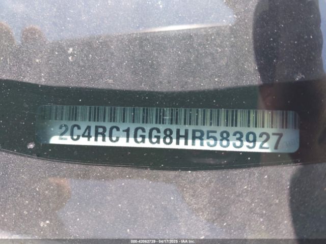 2C4RC1GG8HR583927 Chrysler Pacifica Limited
