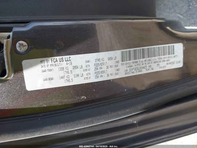 Dodge Grand Caravan American Value Pkg 2018 2C4RDGEG6JR284672 Image 9