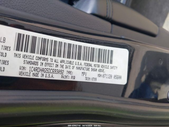 2013 DODGE DURANGO 1C4RDHAG5DC693092 Photo 8