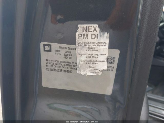 2G1WB5E33F1164692 Chevrolet Impala Limited Lt
