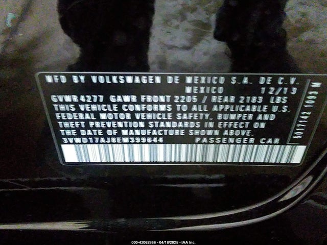 3VWD17AJ8EM399644 Volkswagen Jetta 1.8t Se