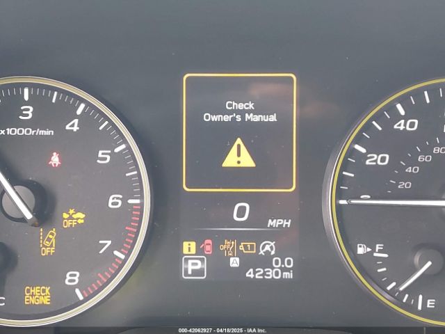 4S4GUHF60R3841580 Subaru Crosstrek Sport