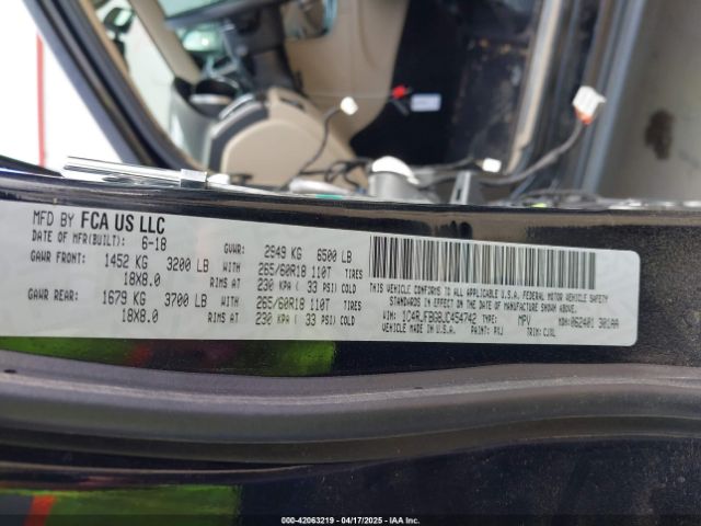 2018 JEEP GRAND CHEROKEE 1C4RJFBG8JC454742 Photo 8