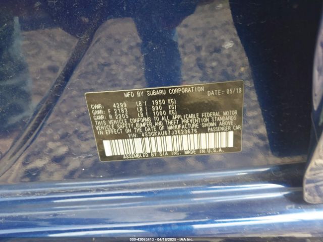 4S3GKAU67J3623676 Subaru Impreza 2.0i Limited