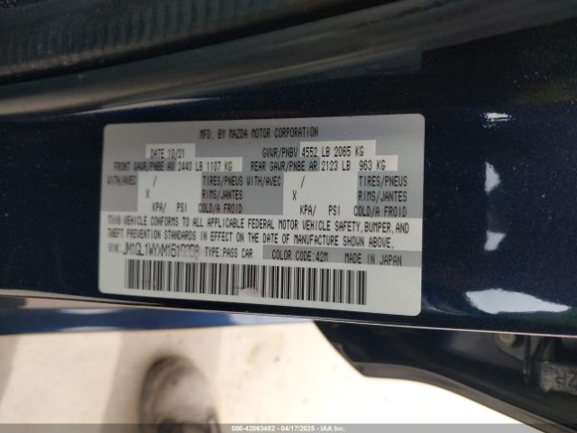 2021 MAZDA MAZDA6 JM1GL1WYXM1619858 Photo 8