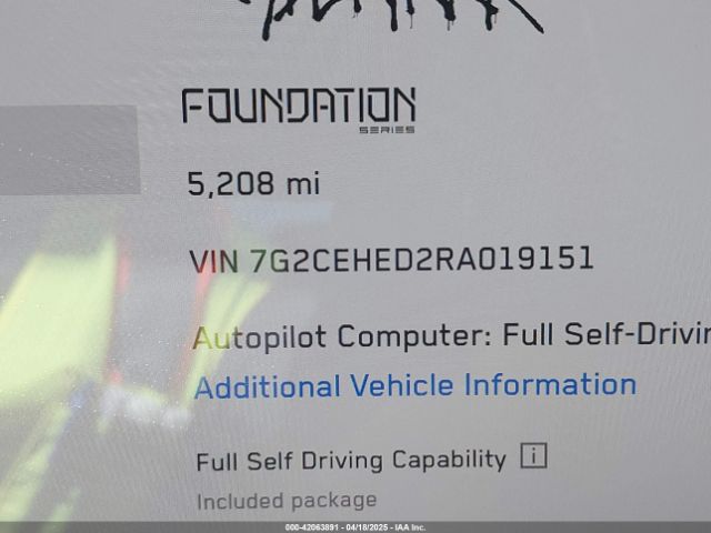 7G2CEHED2RA019151 Tesla Cybertruck All-wheel Drive