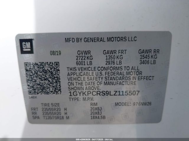 2020 CADILLAC XT6 1GYKPCRS9LZ115507 Photo 8