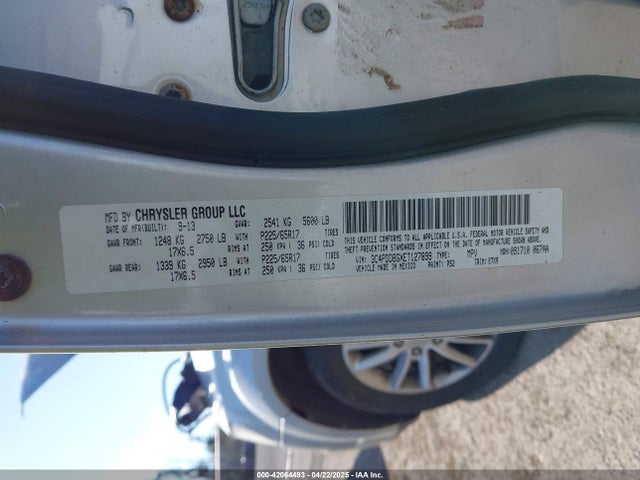 3C4PDDBGXET127899 Dodge Journey Sxt