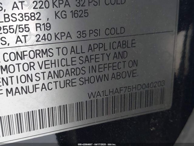 2017 AUDI Q7 WA1LHAF75HD040203 Photo 8