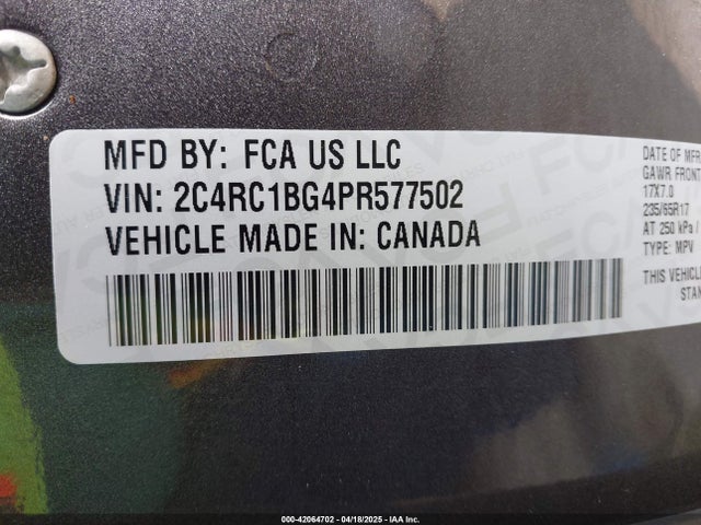 Chrysler Pacifica Touring L 2023 2C4RC1BG4PR577502 Image 9