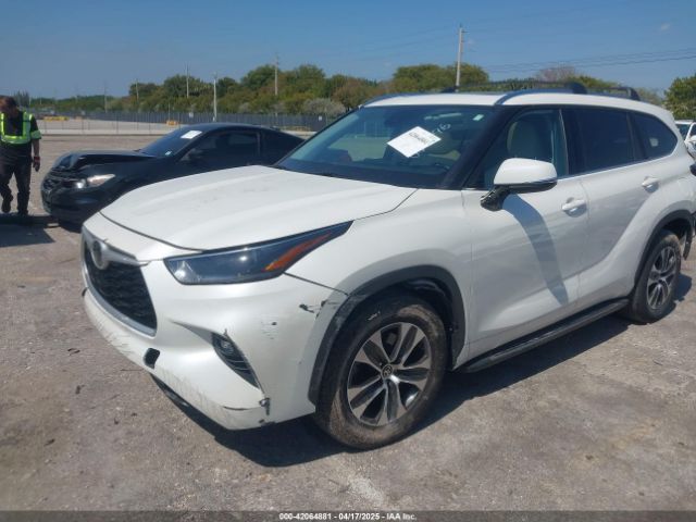 5TDHZRAH7MS039396 Toyota Highlander Xle