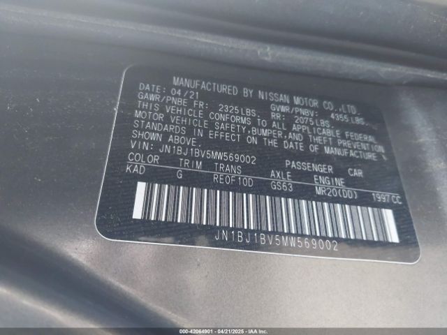 2021 NISSAN ROGUE SPORT JN1BJ1BV5MW569002 Photo 8