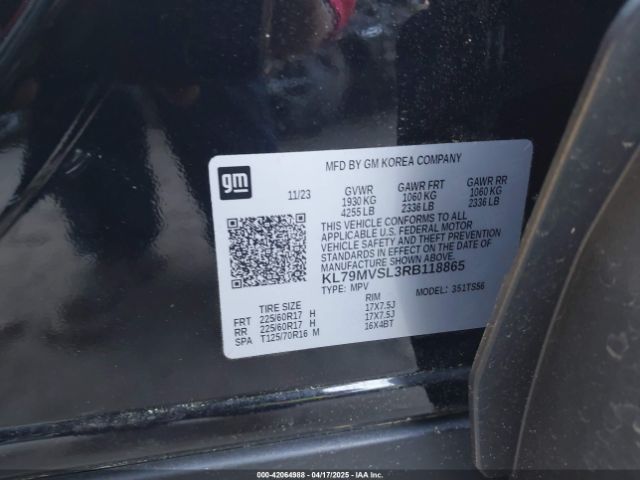 2024 CHEVROLET TRAILBLAZER KL79MVSL3RB118865 Photo 8