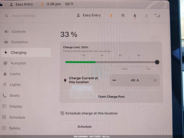 5YJ3E1EB7MF981272 Tesla 2021