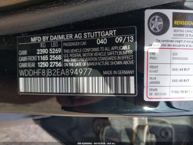 WDDHF8JB2EA894977 Mercedes-Benz E 350 4matic