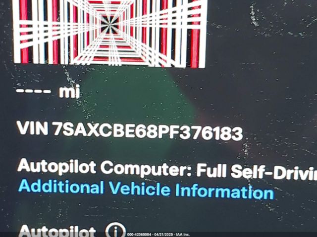 2023 TESLA MODEL X 7SAXCBE68PF376183 Photo 8