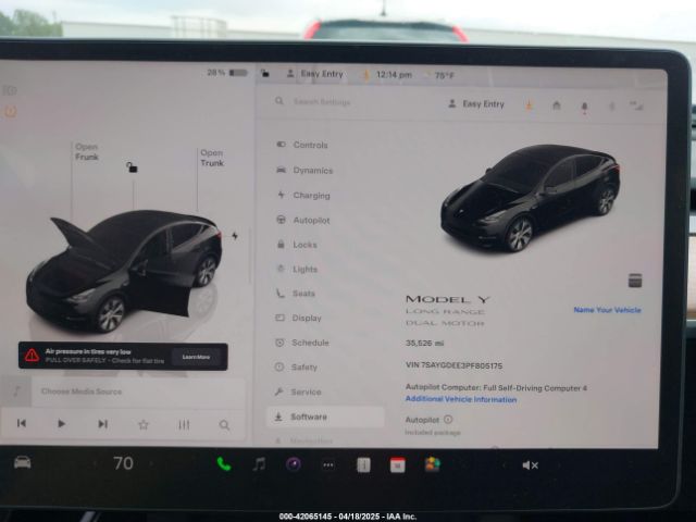 2023 TESLA MODEL Y 7SAYGDEE3PF805175 Photo 6