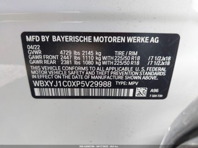 2023 BMW X2 WBXYJ1C0XP5V29988 Photo 8