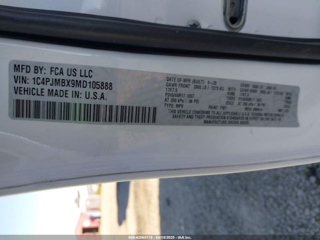 2021 JEEP CHEROKEE 1C4PJMBX9MD105888 Photo 8