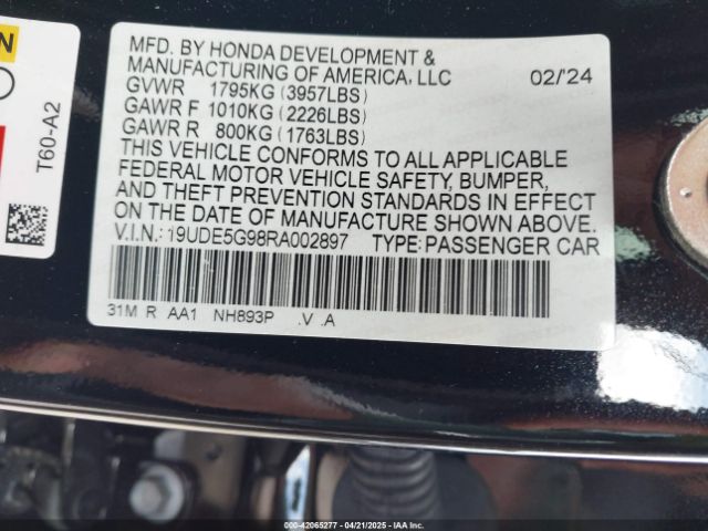 2024 ACURA INTEGRA 19UDE5G98RA002897 Photo 8