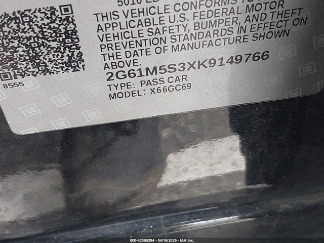 2019 CADILLAC XTS 2G61M5S3XK9149766 Photo 8