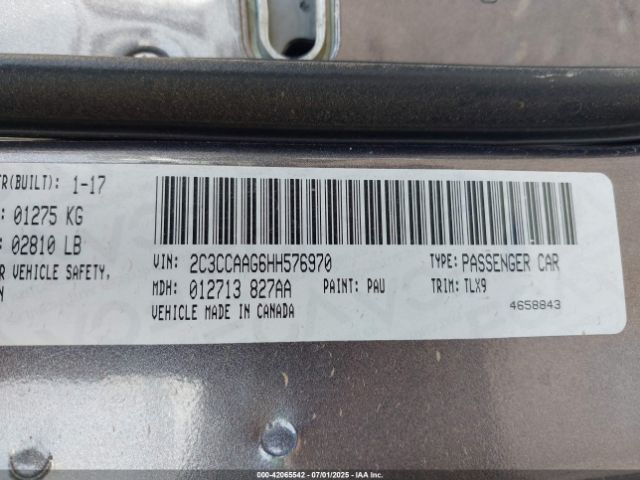 2017 CHRYSLER 300 2C3CCAAG6HH576970 Photo 8