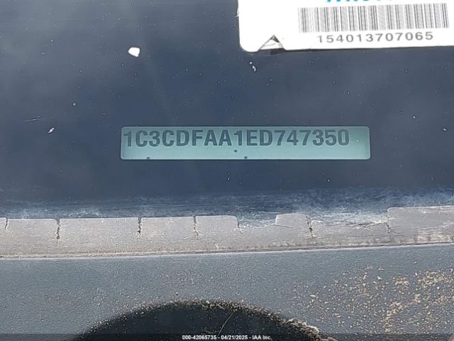 1C3CDFAA1ED747350 Dodge DART SE