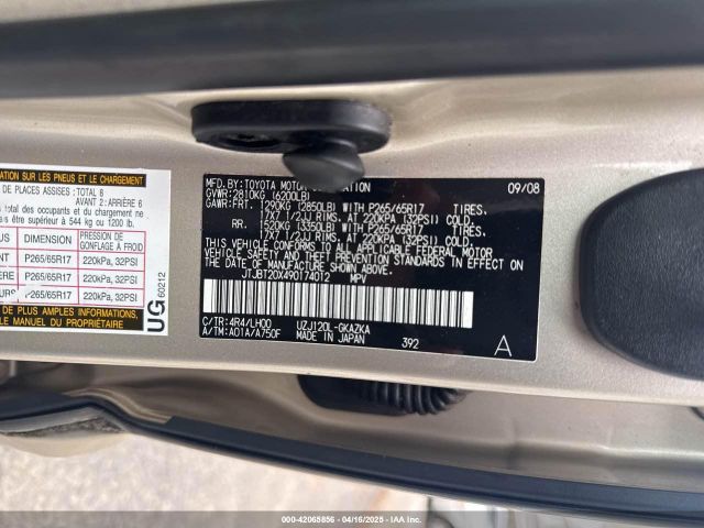 2009 LEXUS GX 470 JTJBT20X490174012 Photo 8