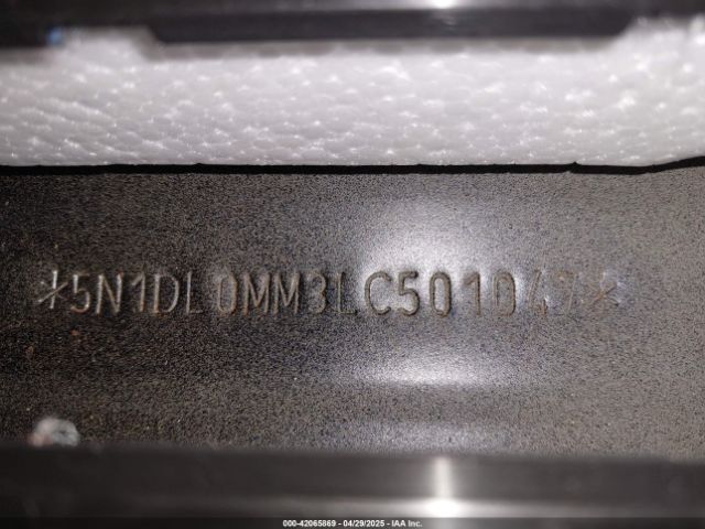 5N1DL0MM3LC501047 Infiniti Qx60 Pure Awd