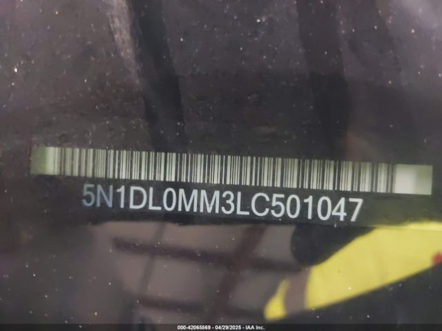 5N1DL0MM3LC501047 Infiniti Qx60 Pure Awd