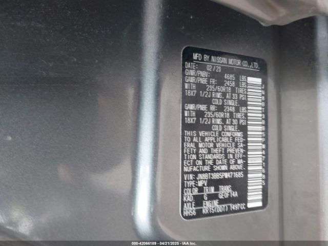 2023 NISSAN ROGUE JN8BT3BB5PW471685 Photo 8