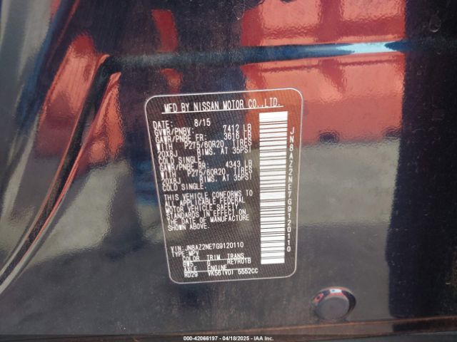 JN8AZ2NE7G9120110 Infiniti QX80