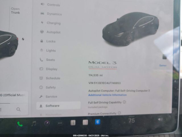 2020 TESLA MODEL 3 5YJ3E1EC4LF746853 Photo 6